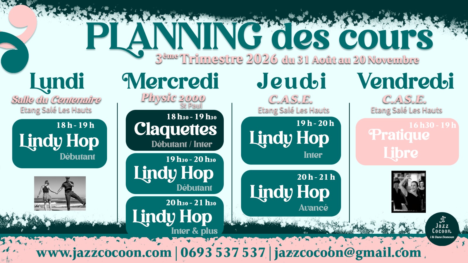 Planning cours T3 2026